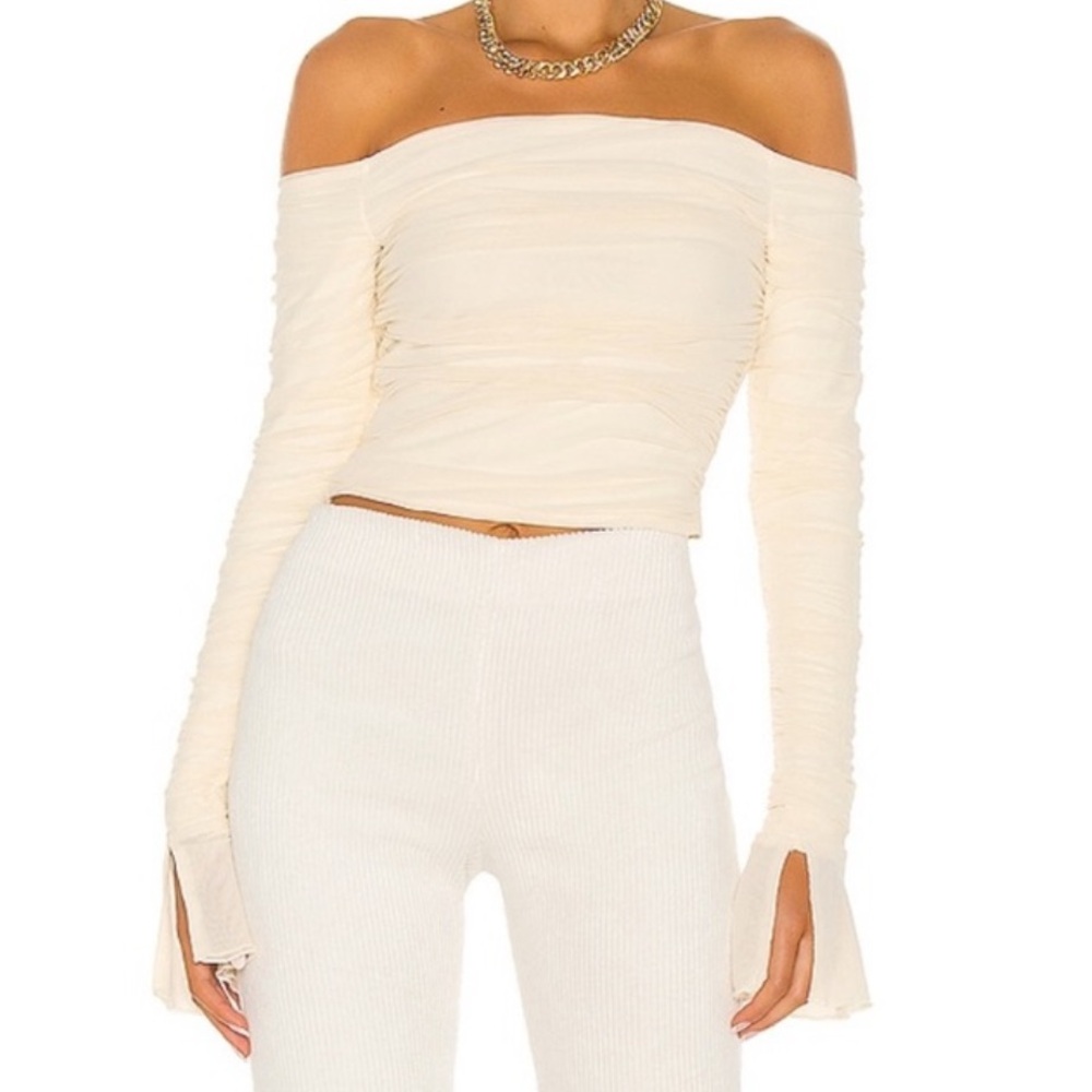 GUIZIO off the shoulder top